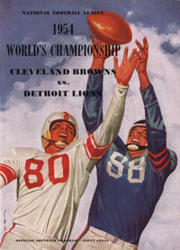 1954 NFL Championship Program